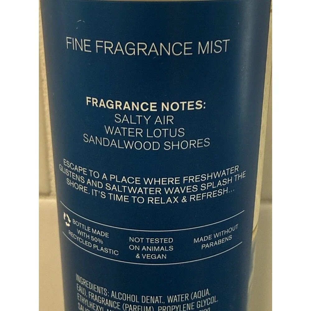BATH & BODY WORKS SEA SALT COAST FRAGRANCE MIST & MAGIC IN THE AIR LOTION SMOOTH